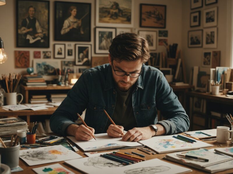 Quelles carrières explorer quand la passion du dessin vous anime ?
